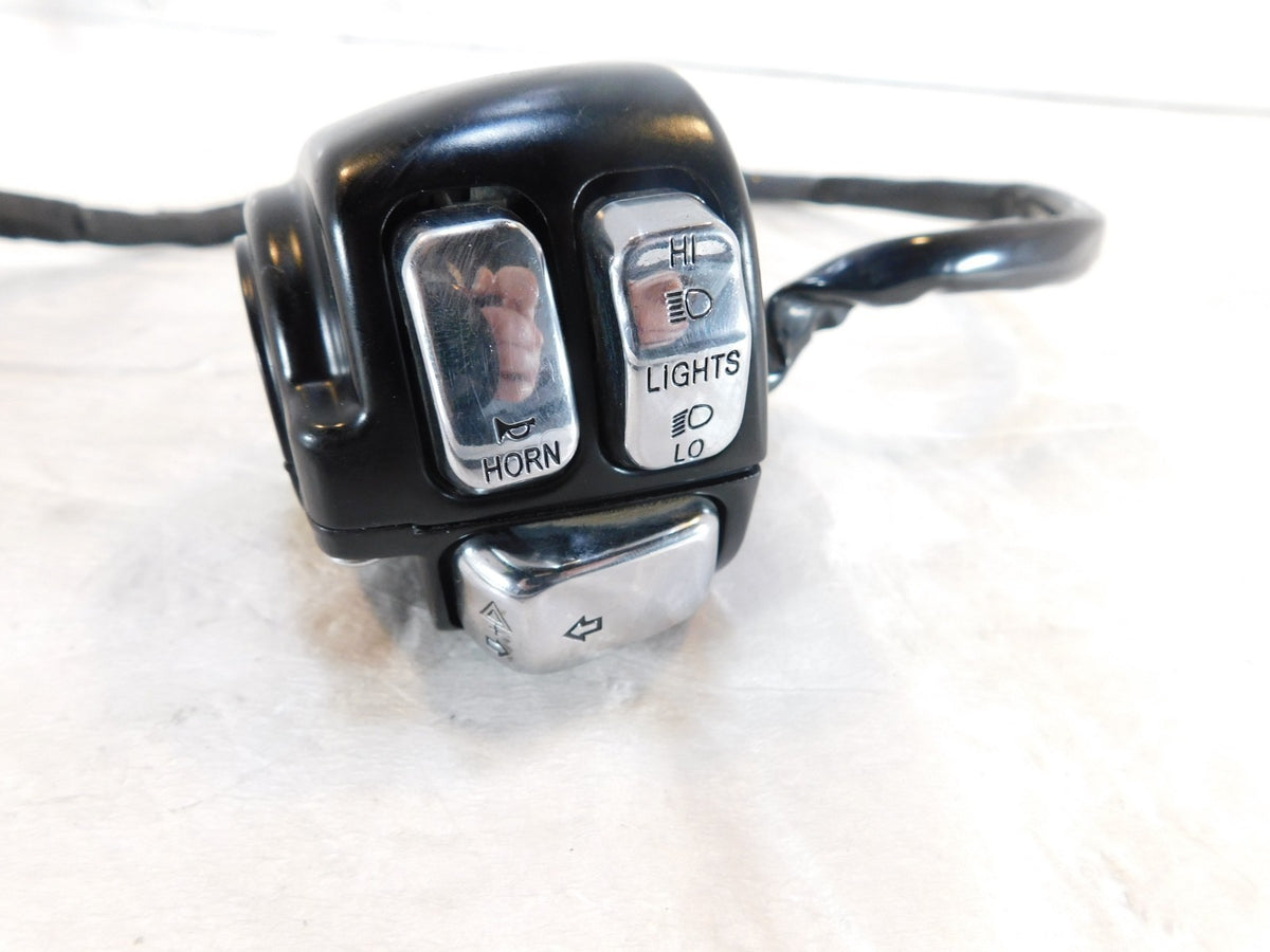 Harley Davidson Softail Dyna Sportster Left Handlebar Horn Turn Signal Switches - C3 Cycle