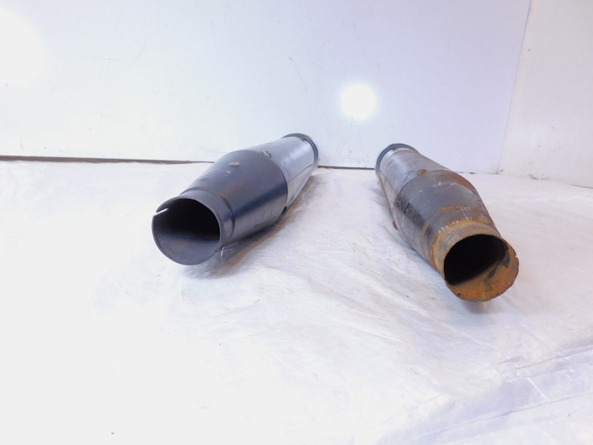 Harley Touring Road King & Electra Glide Black Slip On Exhaust Pipe Mufflers - C3 Cycle