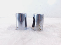 Harley Dyna Wide & Super Glide Low Rider Chrome Rear Shock Absorber Bolt Covers