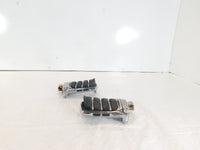 Harley Touring FXR Dyna Sportster & Softail Chrome & Rubber Footpegs Footrests - C3 Cycle