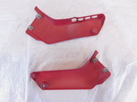 1997-2000 BMW F650 Funduro F650ST Red Front Wheel Left/Right Fork Slider Cover - C3 Cycle
