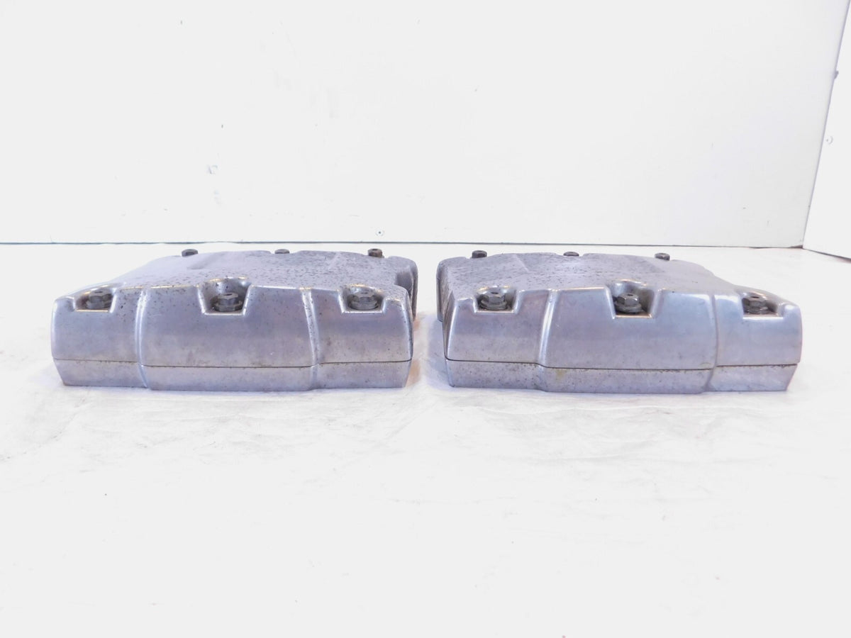Harley Polished Twin Cam Touring Dyna Softail Cylinder Head Rocker Boxes & Arms - C3 Cycle