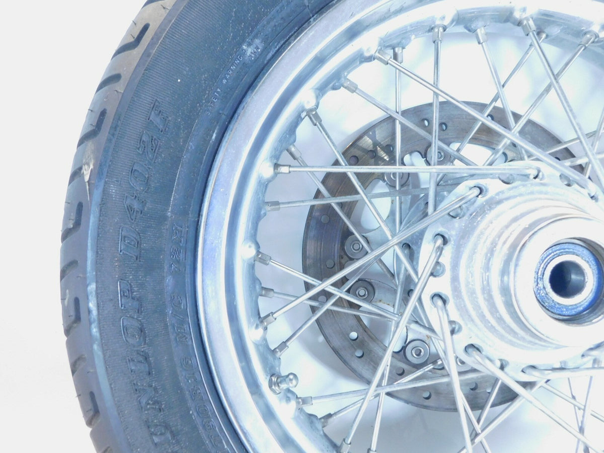 Victory V92 Deluxe & Touring Cruiser Laced Front Wheel Rim Rotor & Tire 16" x 3" - C3 Cycle