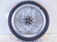 2009 Harley Davidson Dyna Street Bob FXDB Silver Laced Front Wheel Rim & Tire - C3 Cycle
