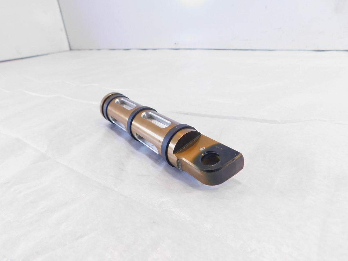 Single Harley Touring FXR Dyna Sportster & Softail Black Billet Footpeg Footrest - C3 Cycle