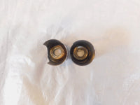 1986-1990 Harley Davidson Sportster 883 & 1200 Chrome Rear Shock Bolt Covers - C3 Cycle