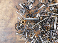 2017 17 Victory Cross Country Engine & Body Nuts Bolts & Brackets Parts Box Lot - C3 Cycle