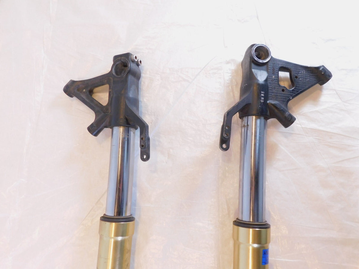 Bent 2007-2012 Triumph Tiger 1050 SE Front Wheel Suspension Fork Shock Leg Tubes - C3 Cycle