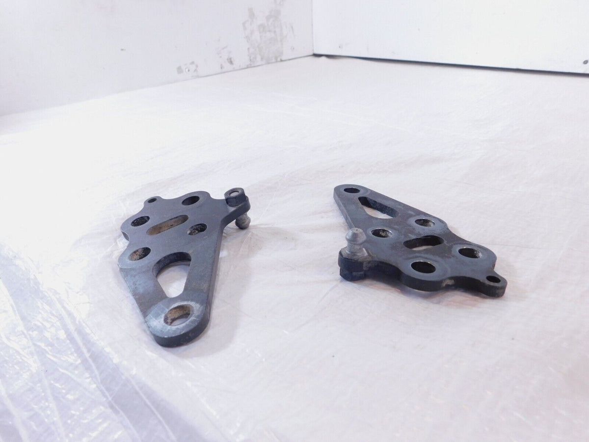 Pair Black 2008-2016 Polaris Victory Vision Engine Motor Mount Rear Brackets - C3 Cycle