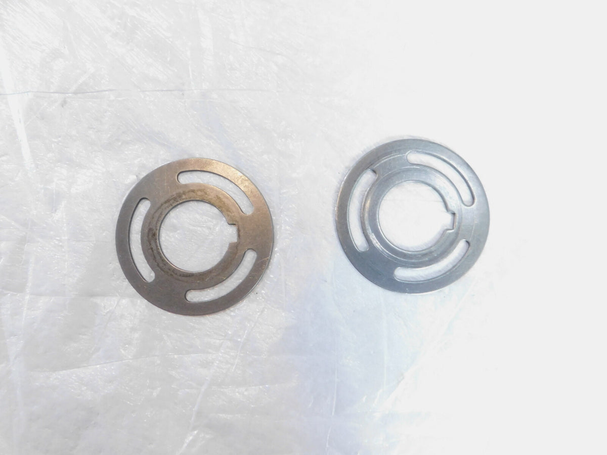 Pair 2002 MZ Skorpion Tour MZ660 660 Dual Crankshaft Bearing Cover Washers