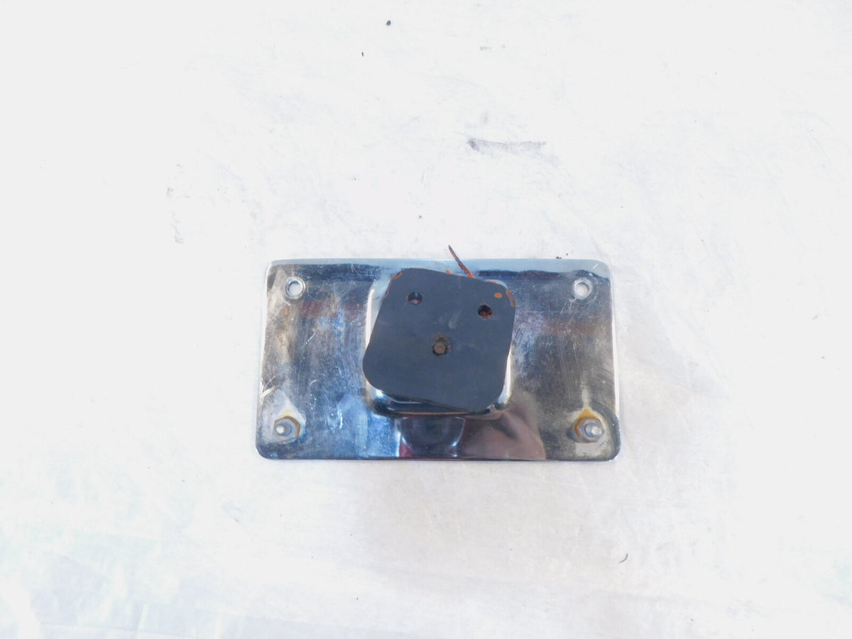 Harley Davidson Touring Dyna & Softail Chrome Rear License Plate Bracket