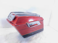 Harley Davidson Road King Street & Electra Glide Red & Black Left Saddlebag - C3 Cycle