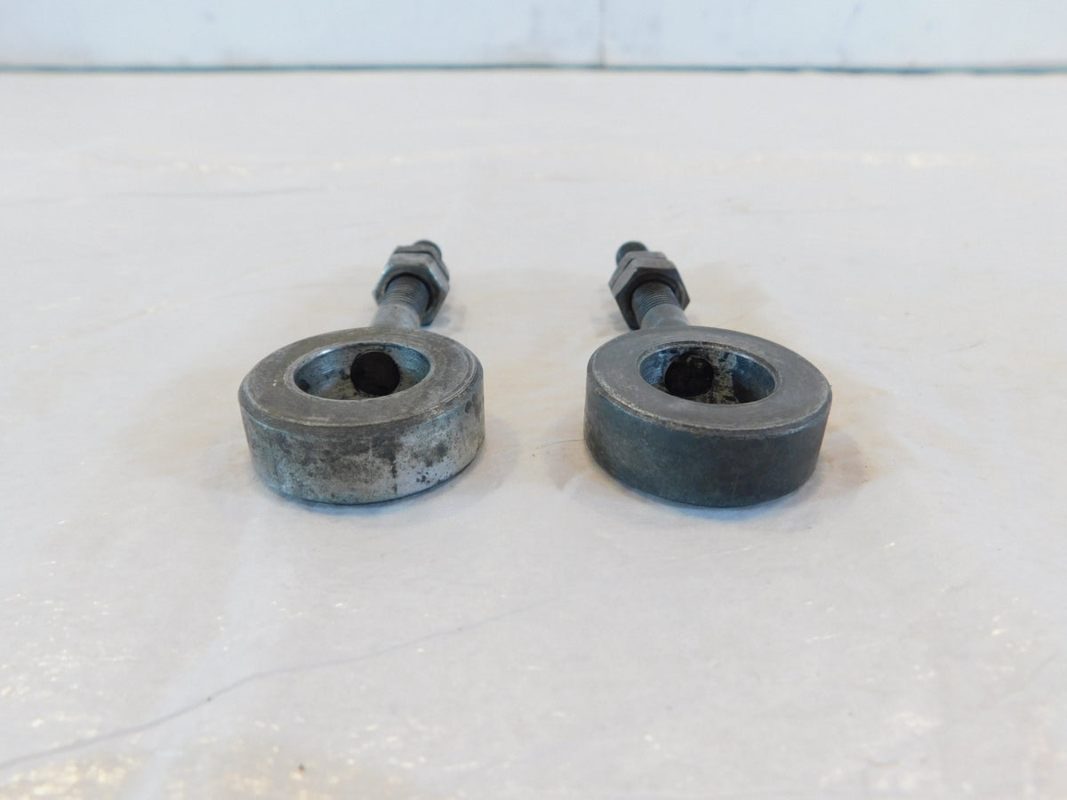 Pair Harley Davidson Ironhead Sportster 900 & 1000 Rear Axle Adjuster Bolts - C3 Cycle