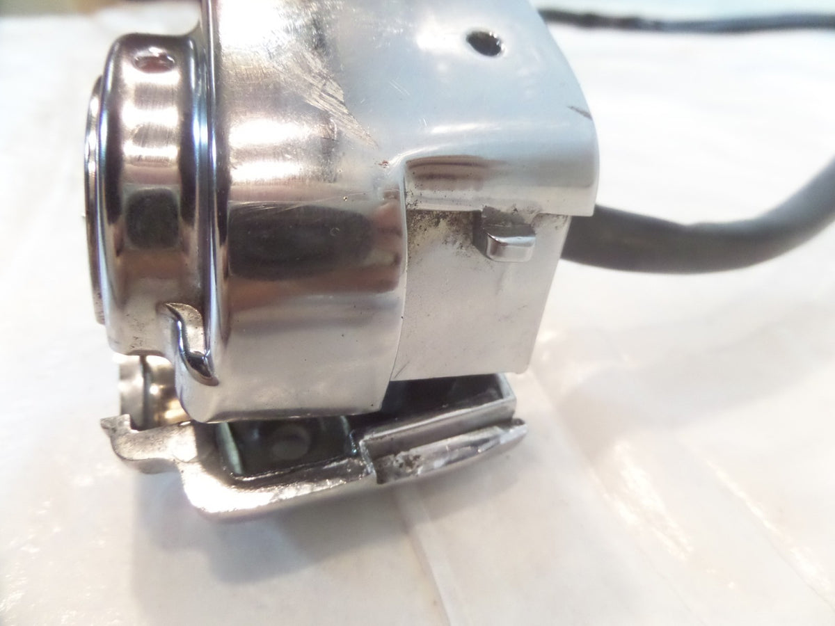 Harley Davidson Dyna Wide & Super Glide Low Rider Chrome Left Handlebar Switches - C3 Cycle