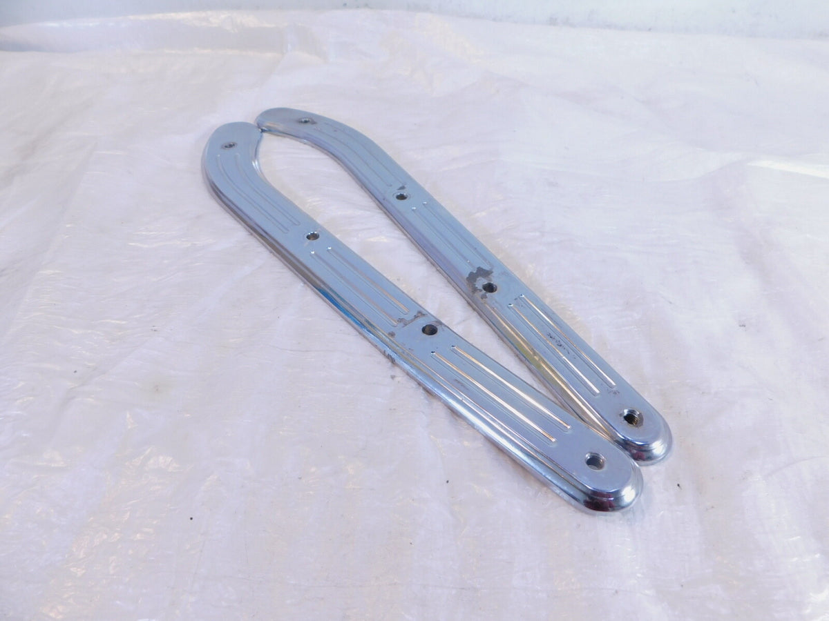 1999 Victory V92 Standard Cruiser Rear Chrome Fender Strut Mount Rail Brackets - C3 Cycle