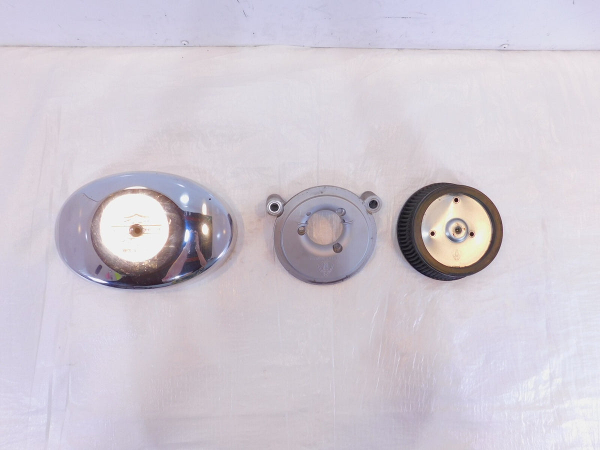 Harley Davidson Electra Glide Dyna & Softail Arlen Ness Air Cleaner Backplate - C3 Cycle