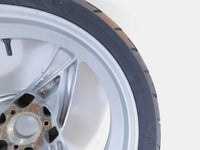 2001-2005 BMW F650 CS F650CS Scarver Silver Rear Rim Wheel & Tire - 36317681009 - C3 Cycle
