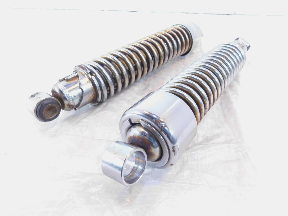 Harley Davidson Sportster 883 & 1200 Chrome Rear Wheel Shock Absorbers 13.5" - C3 Cycle