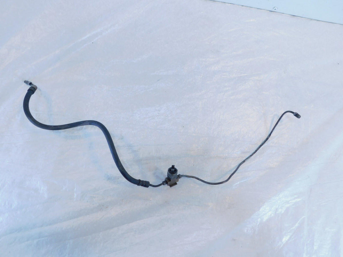 85-86 Harley Davidson EVO FXWG Wide Glide Rear Brake Hose Line Pipe & Splitter - C3 Cycle