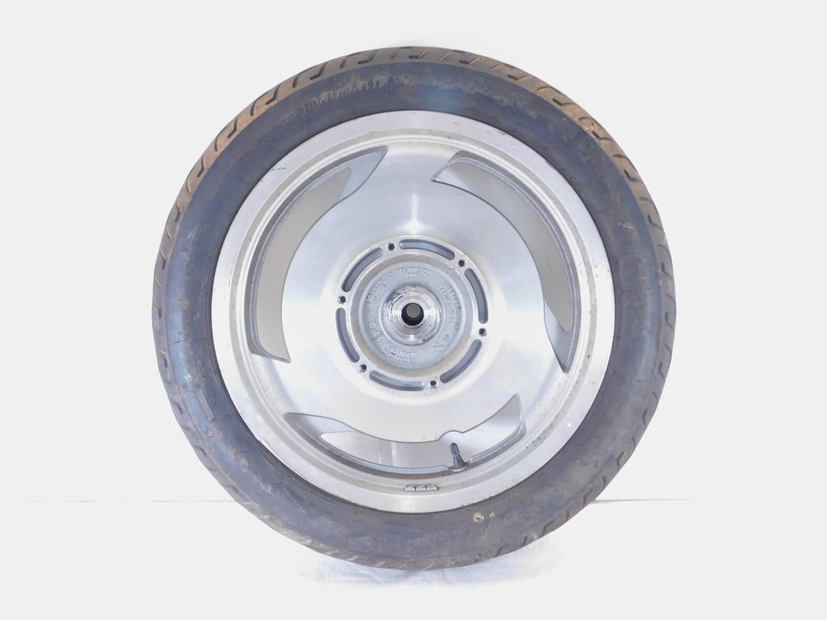 Honda Shadow 1100 VT1100 VT1100C VT1100C2 Sabre Silver Front Wheel Rim - Bent - C3 Cycle