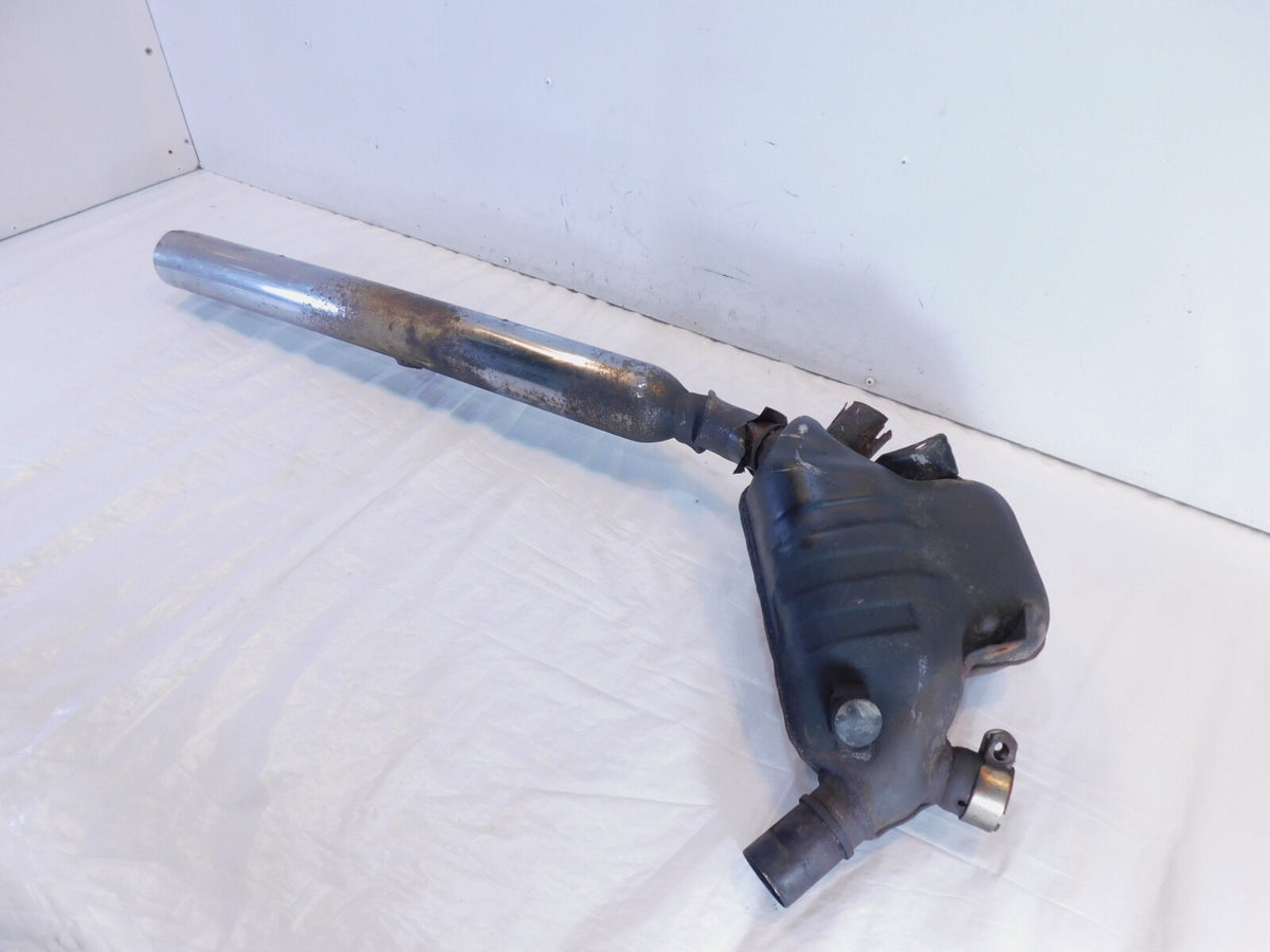 Honda GL1500 Goldwing Exhaust Header Pipe Chamber Collector & Muffler -Damage