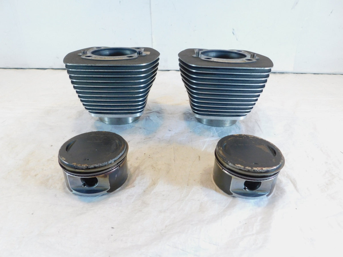 Harley Davidson Twin Cam Touring Dyna & Softail Engine Pistons & Black Cylinders - C3 Cycle