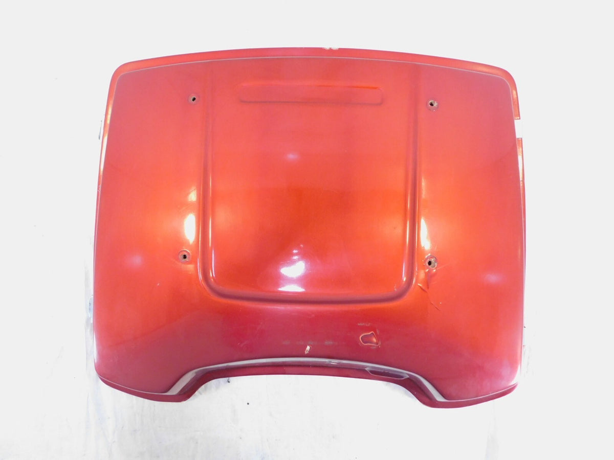 86-90 Harley Davidson Touring Tour Electra Glide Red Luggage Tour-Pak Lid - Hole - C3 Cycle
