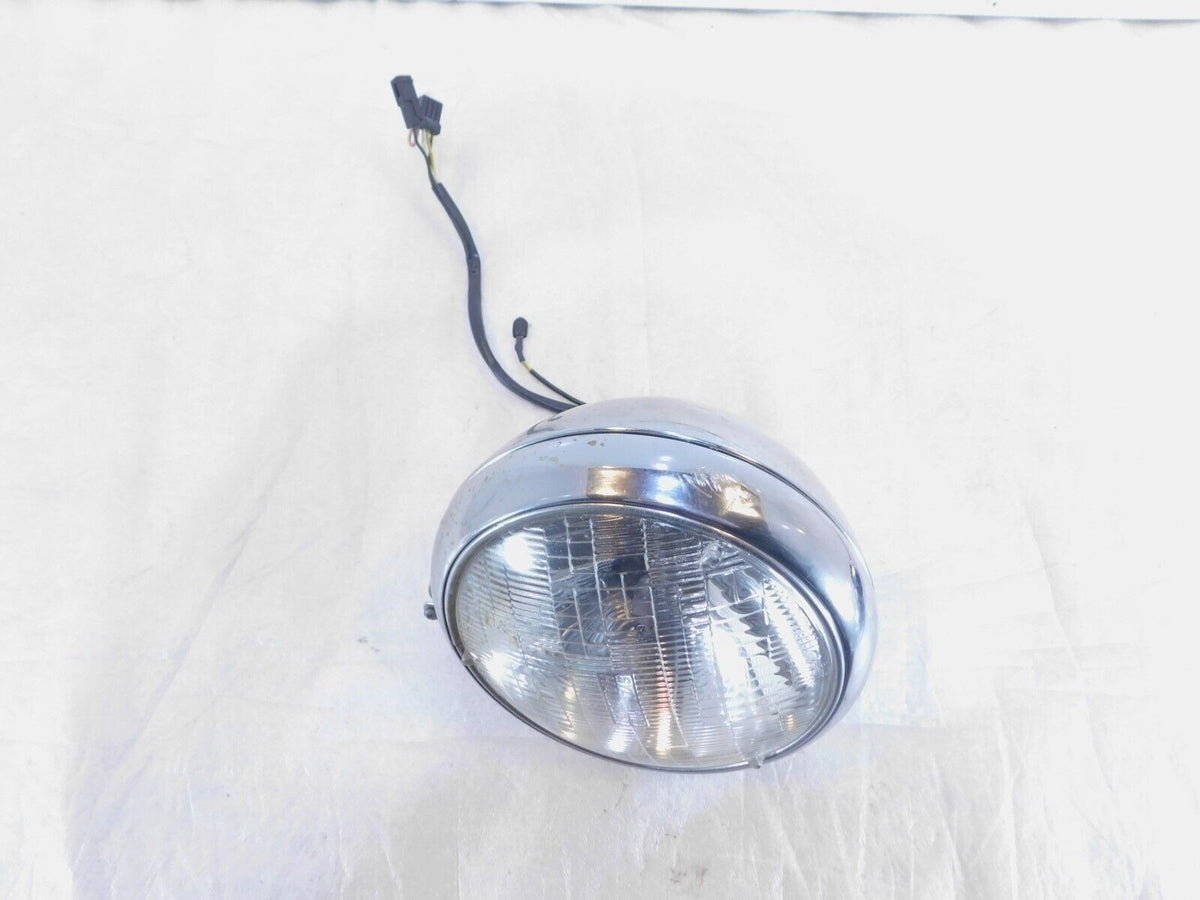 Harley Davidson Softail Heritage Classic & Fat Boy Chrome Headlight Headlamp - C3 Cycle
