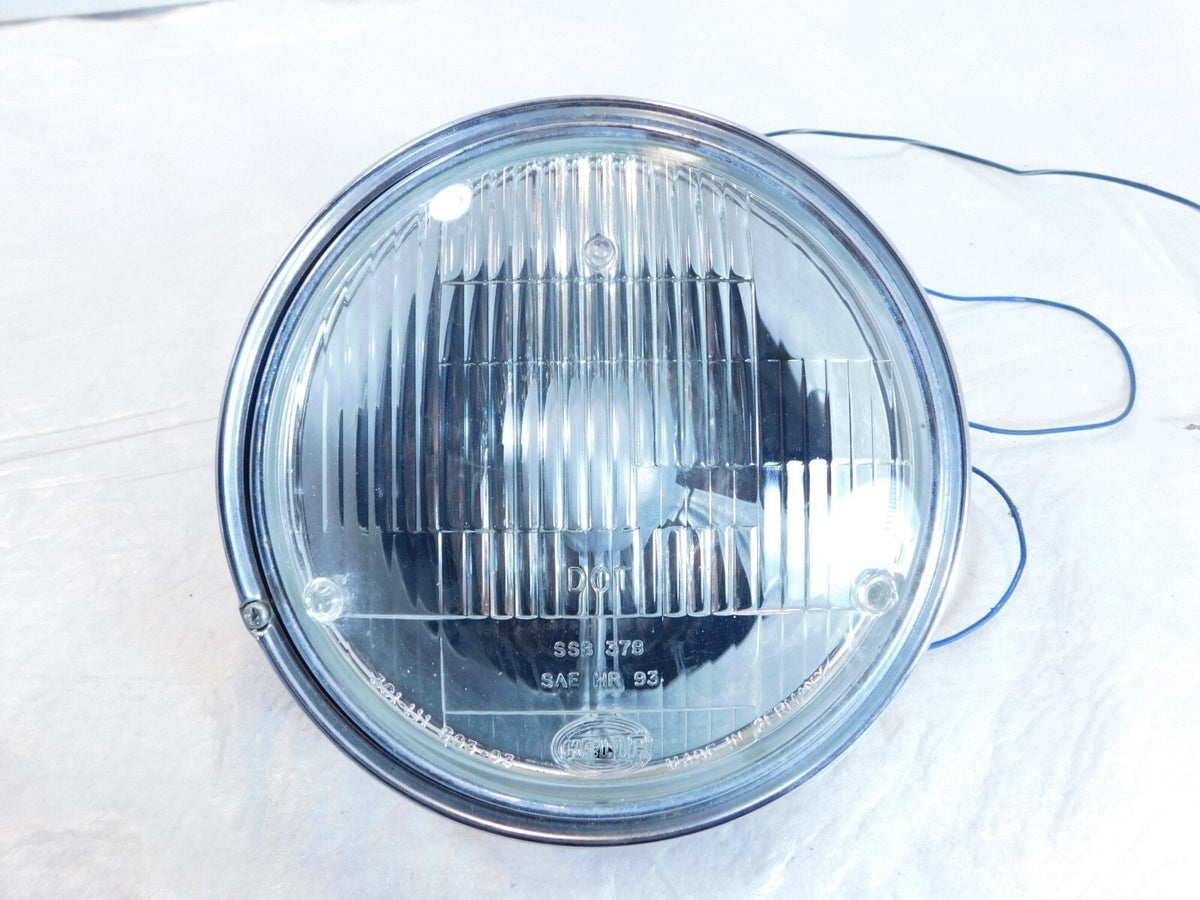 Harley Davidson XL Ironhead Sportster 1000 Cafe Racer Front Headlight Headlamp - C3 Cycle