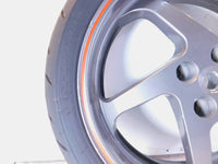 2004-2008 Honda Interceptor 800 VFR800 VFR800A ABS Silver Rear Wheel Rim & Tire - C3 Cycle