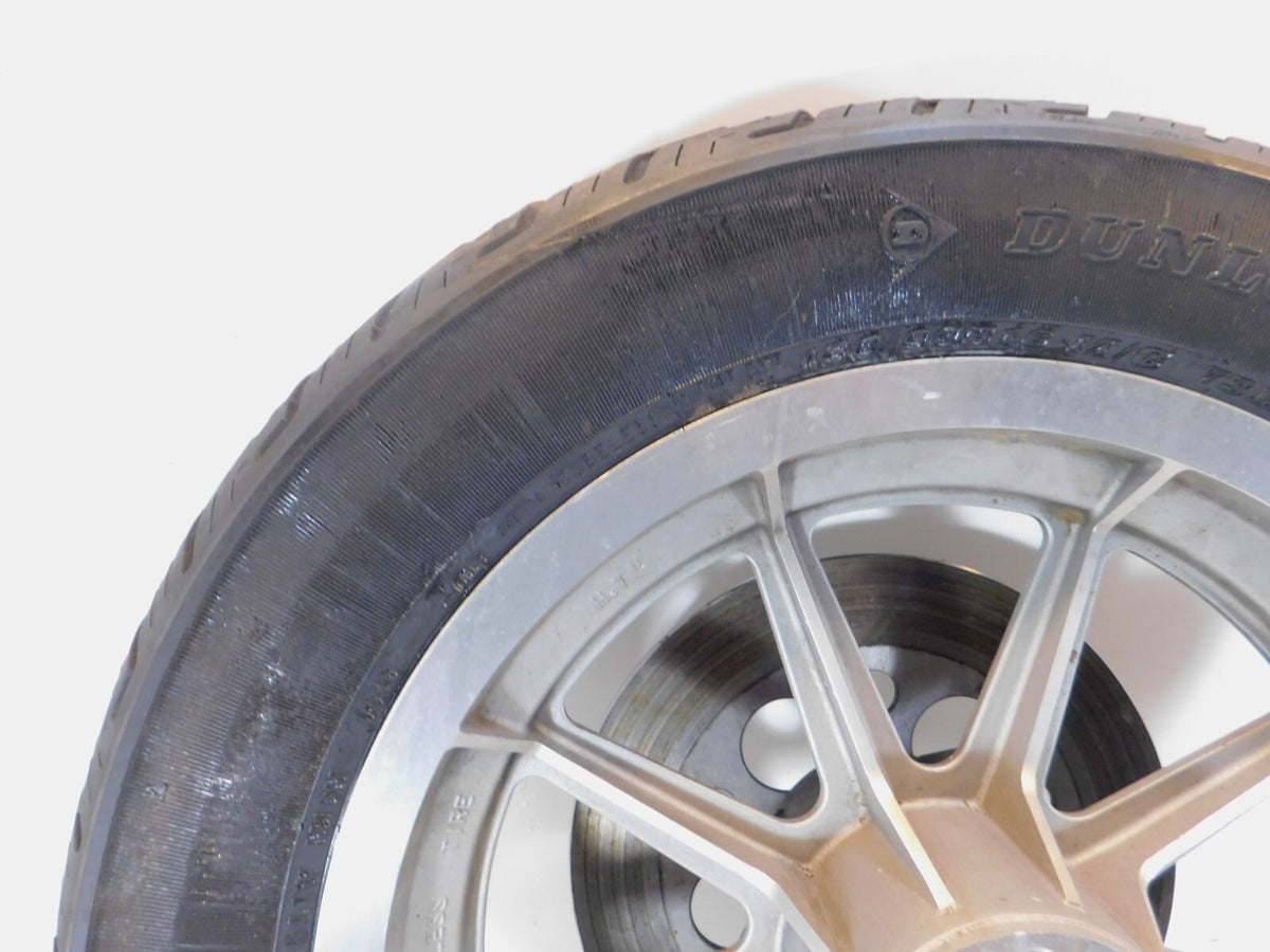 Harley Davidson Dyna Softail & Sportster 883 Cast Rear Wheel Rim & Tire - BENT - C3 Cycle