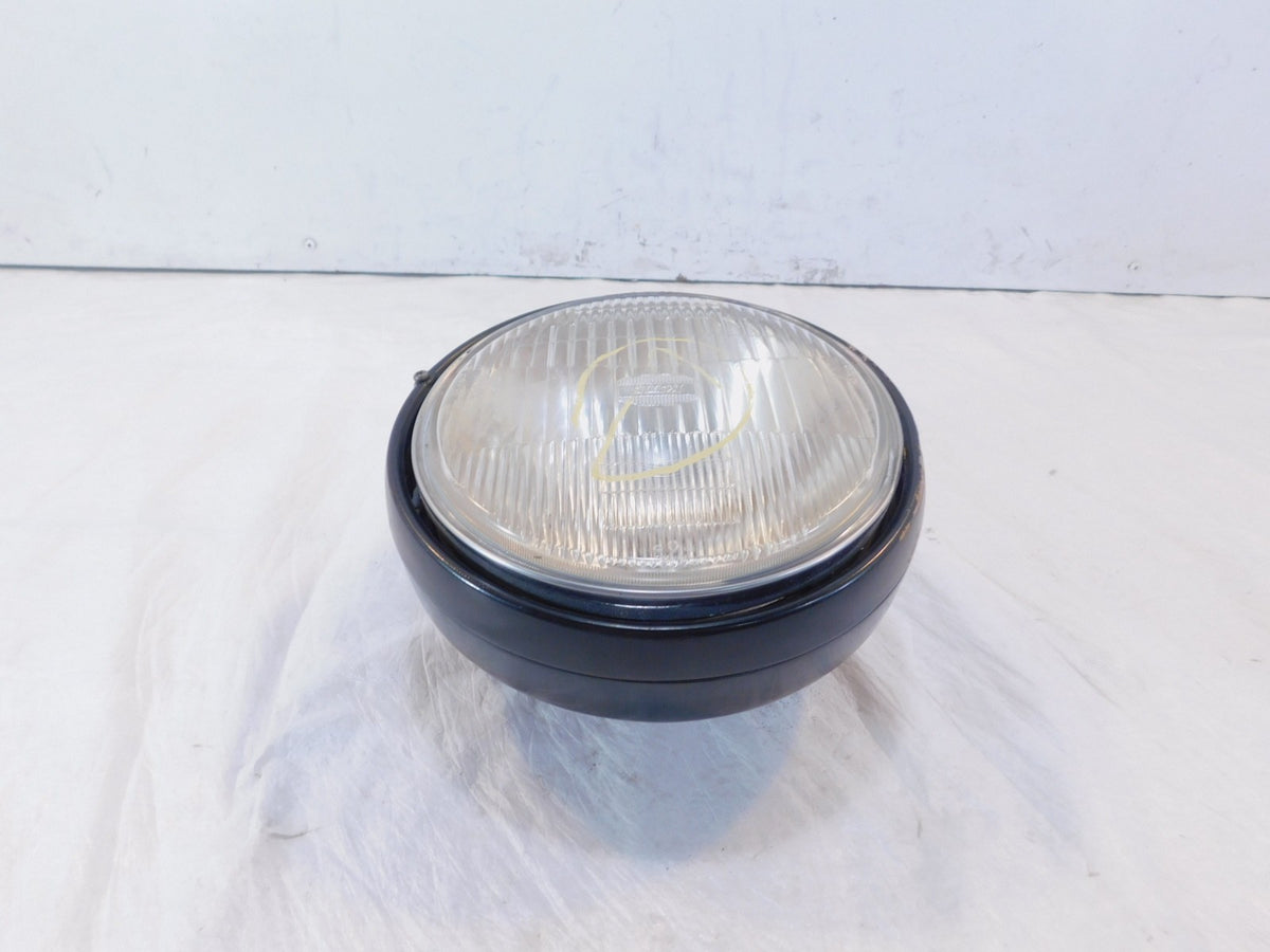 1983 Yamaha XJ750 Maxim Black Front Headlight Headlamp w/ Housing Shell Bucket - C3 Cycle