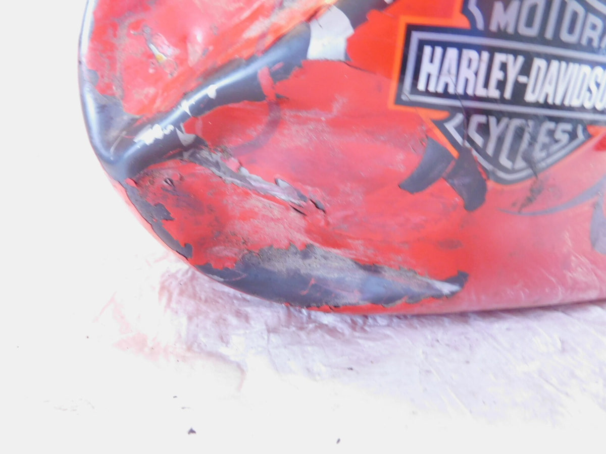 2002 Harley Davidson Dyna FXDWG Wide Glide Red Fuel Gas Petrol Tank - Dented - C3 Cycle