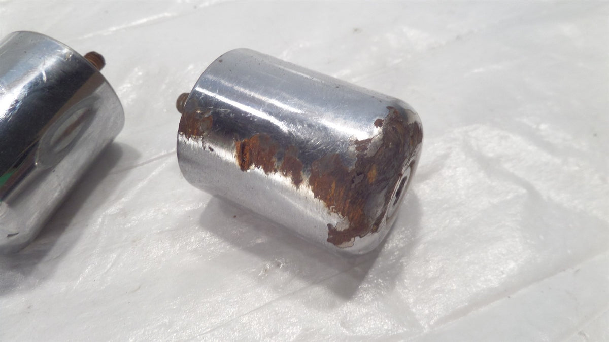 1999-2007 Suzuki GSX1300R Hayabusa Busa Chrome Handlebar End Weight Caps - C3 Cycle