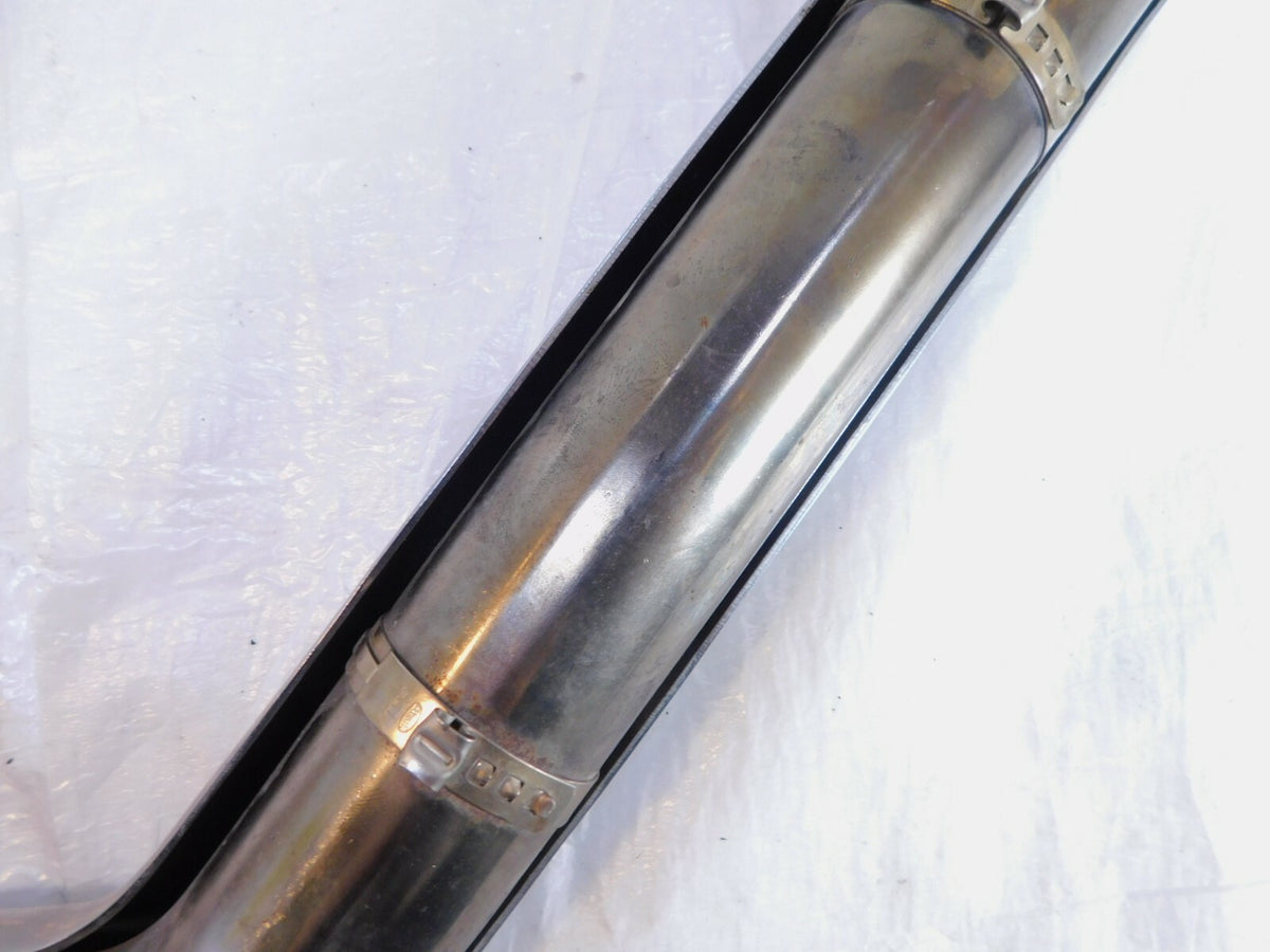 1999-2001 Victory Deluxe Standard V92 Cruiser Front Exhaust Header Pipe & Shield - C3 Cycle