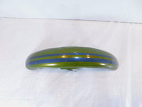 Bent Harley Davidson Sportster XL XLH 883 & 1200 Green Front Wheel Cover Fender - C3 Cycle