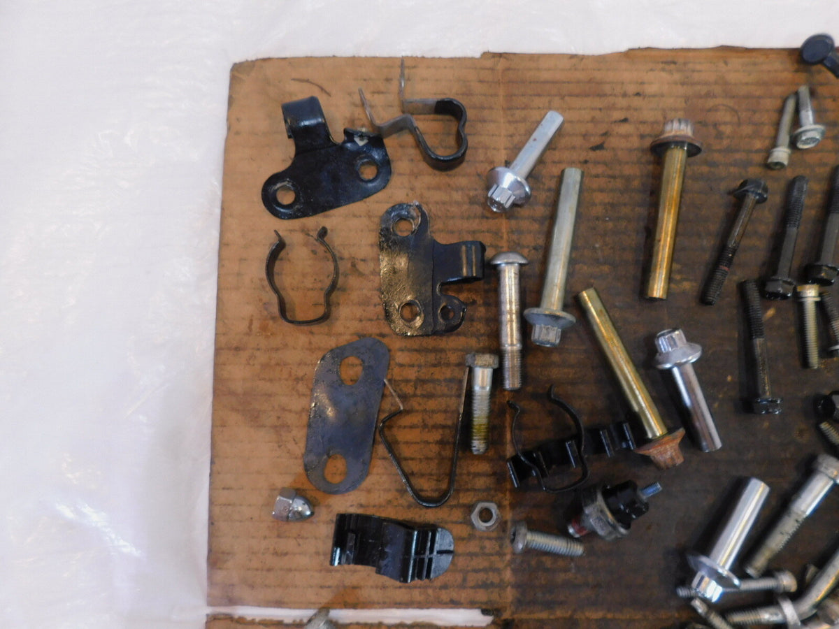 08 Harley Davidson Sportster 883 Custom Hardware Nut Bolt Brackets Parts Box Lot - C3 Cycle