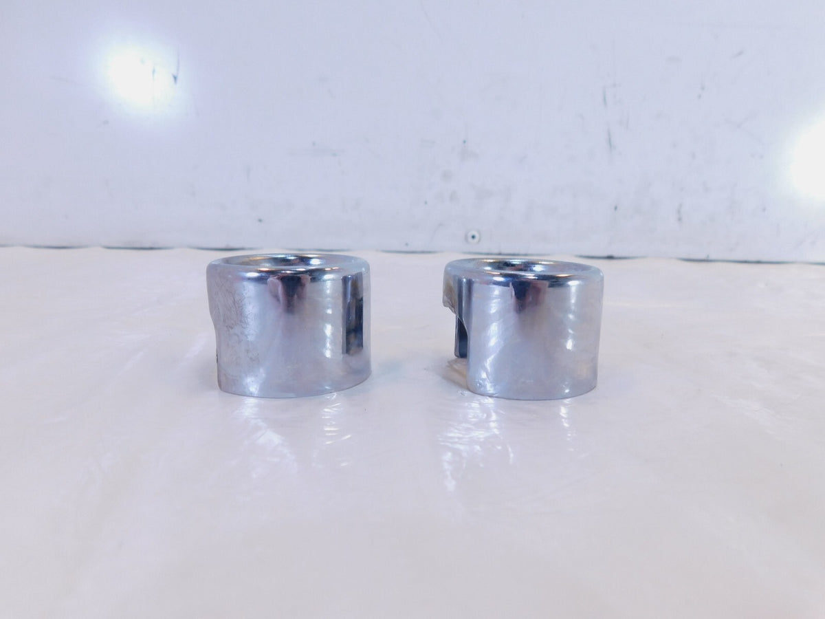 1986-1990 Harley Davidson Sportster 883 & 1200 Chrome Rear Shock Bolt Covers - C3 Cycle