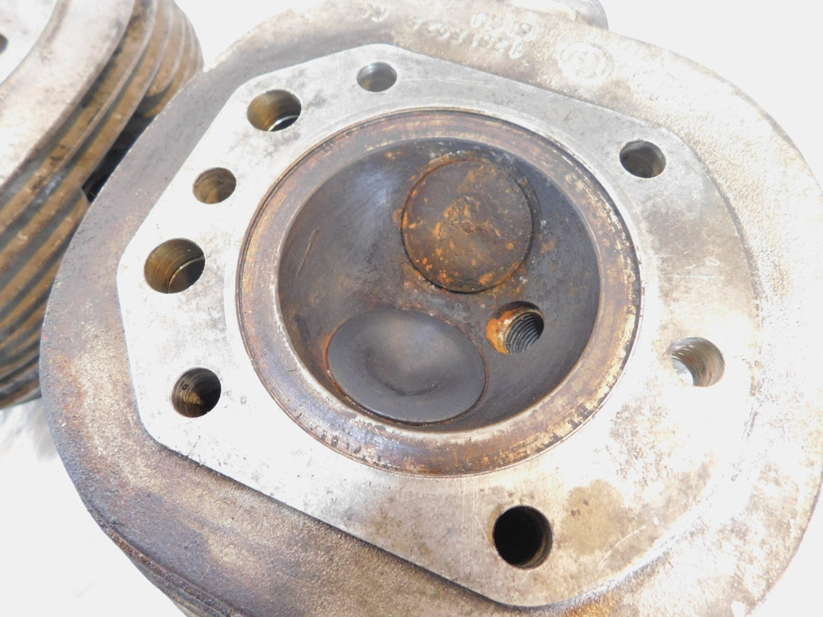 BMW Airhead R60 R60/5 Silver Engine Motor Cylinder Head w/ Valve Cover - C3 Cycle