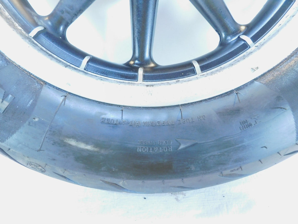 Harley Davidson Touring Road Street & Electra Glide Black Rear Wheel Rim & Tire - C3 Cycle