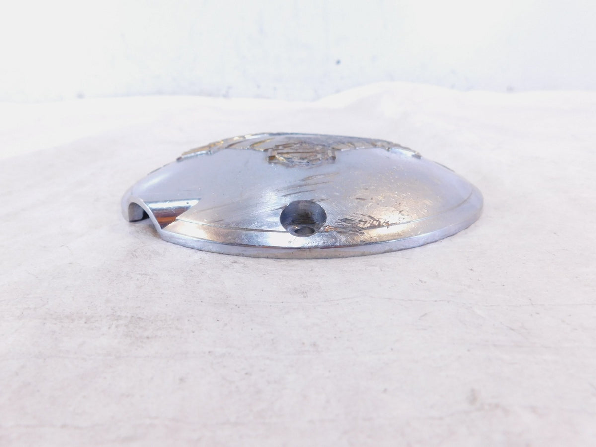 Harley Davidson Logo Sportster 1200 Custom Left Engine Motor Clutch Derby Cover - C3 Cycle