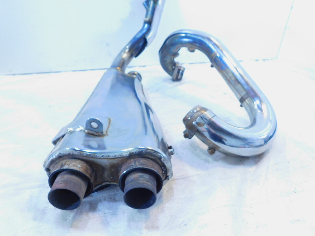 2008-2010 Harley Davidson V-Rod VRSC Chrome Front/Rear Exhaust Header Pipes - C3 Cycle