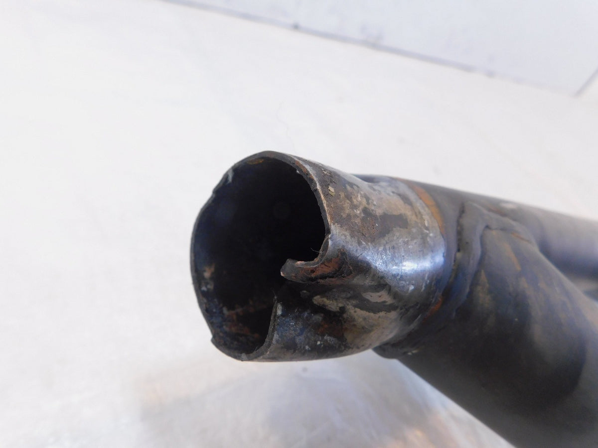 2002 & 2003 Indian Gilroy Scout Black 2 Into 1 Engine Exhaust Header Pipes - C3 Cycle