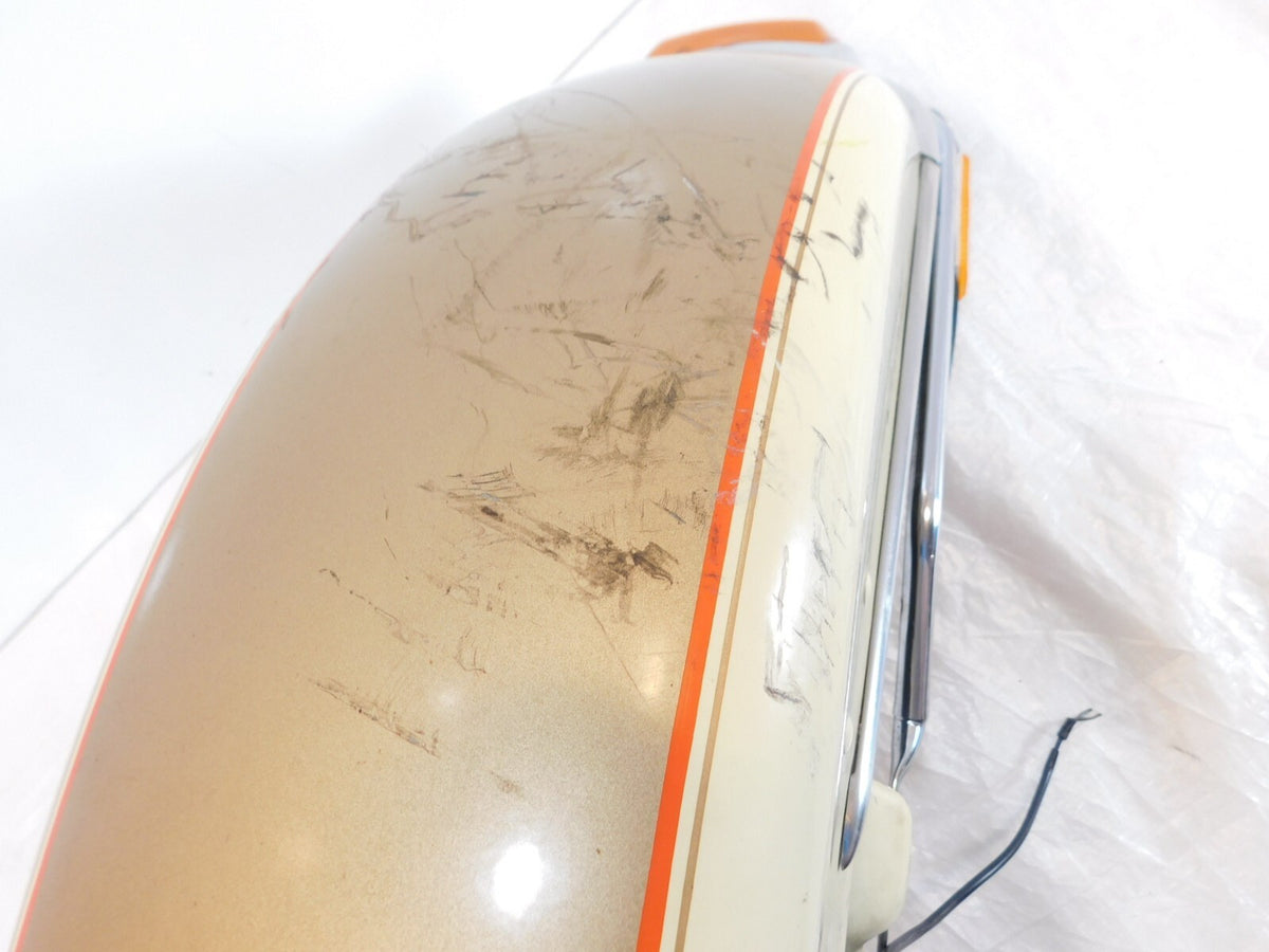 Harley Davidson EVO Touring Electra Glide Tan Front Wheel Cover Fender - C3 Cycle