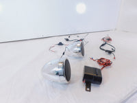 Kawasaki Vulcan VN1500 Classic Handlebar Mounted Audio Speakers & Power Block - C3 Cycle