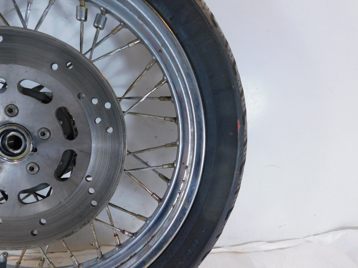 Harley Davidson XLH Sportster 883 1000 & 1200 19" Laced Front Wheel Rim Rotor - C3 Cycle