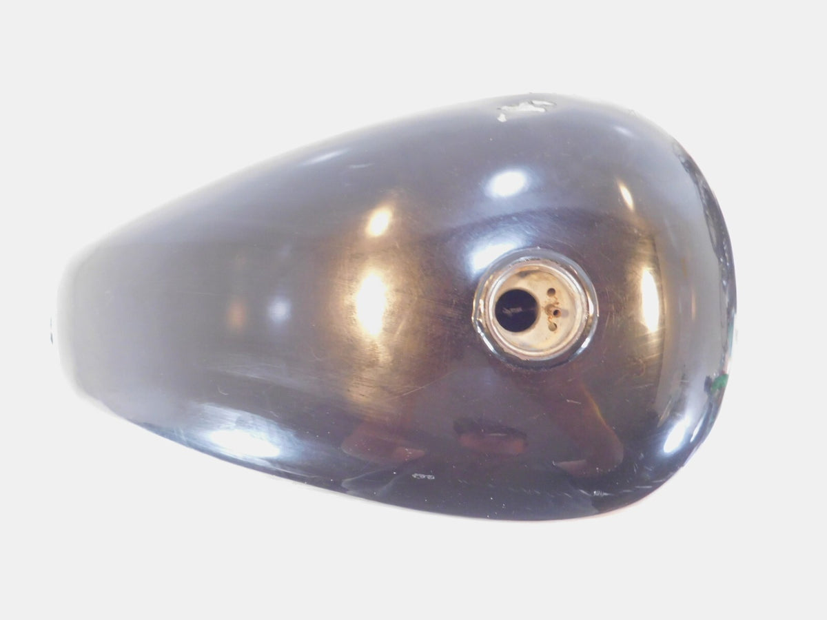93-94 Harley Davidson Sportster 883 & 1200 Black Logo Fuel Gas Tank - Dented - C3 Cycle