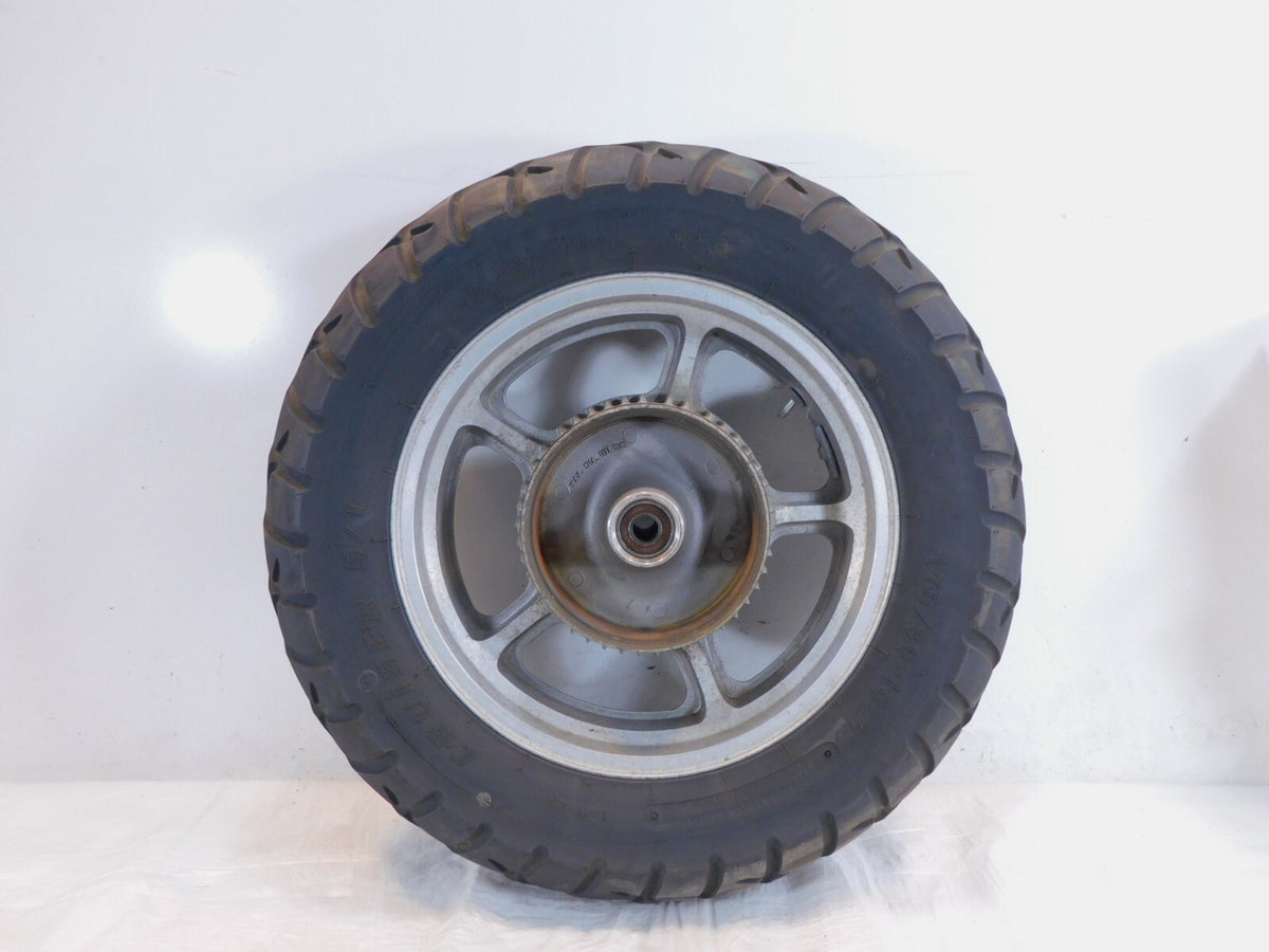 Honda VT1100 VT1100C Spirit Shadow 1100 Silver Cast Rear Spoked Wheel Rim & Tire - C3 Cycle