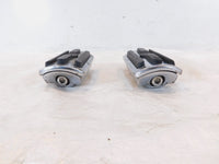 Pair Harley Touring FXR Dyna Sportster & Softail Black ISO Peg Footpeg Footrests - C3 Cycle
