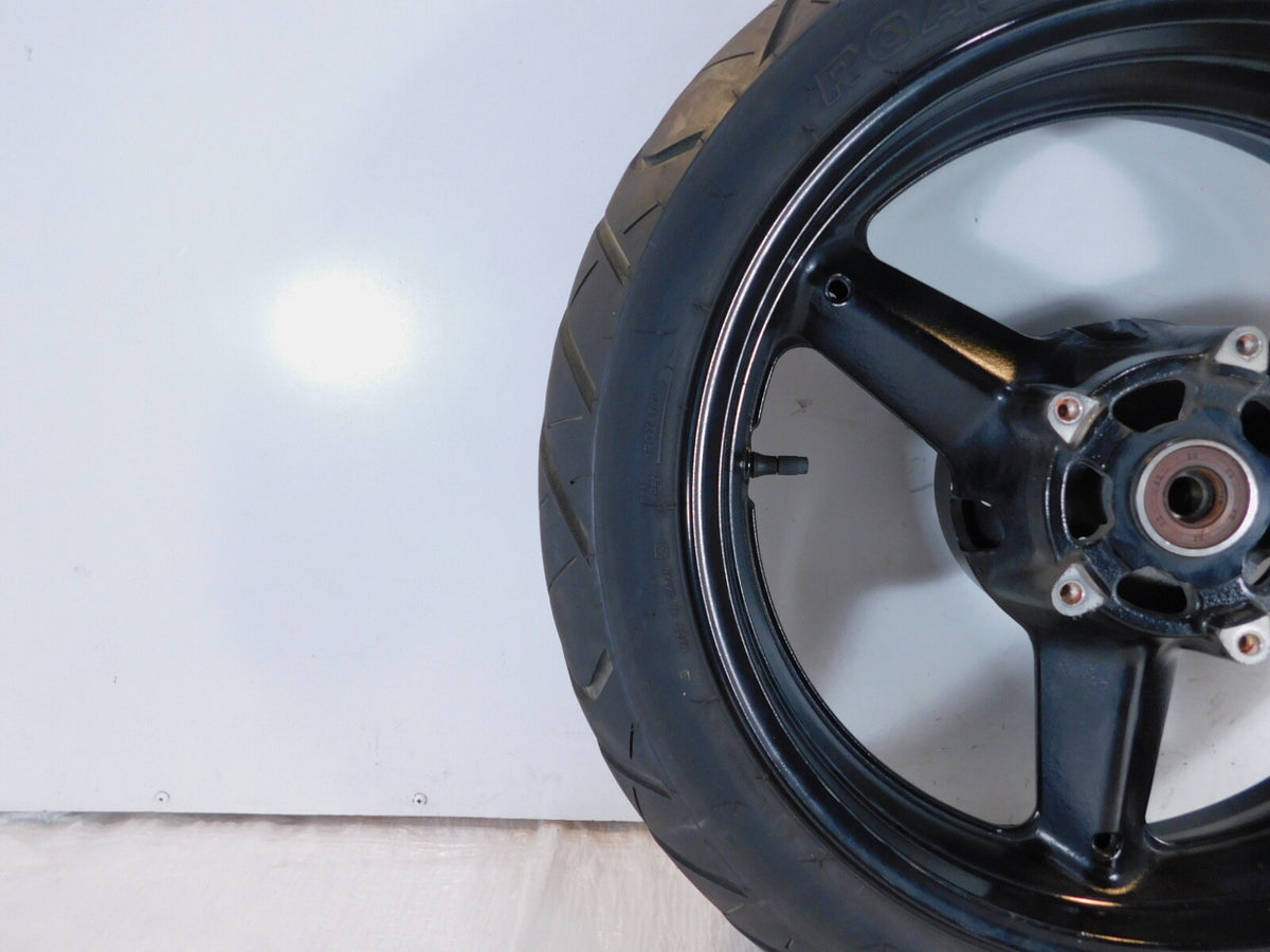 Suzuki GW250 Inazuma 250 L3 L4 L5 L7 Black Rear 3 Spoke Wheel Rim & Tire 17"x4" - C3 Cycle